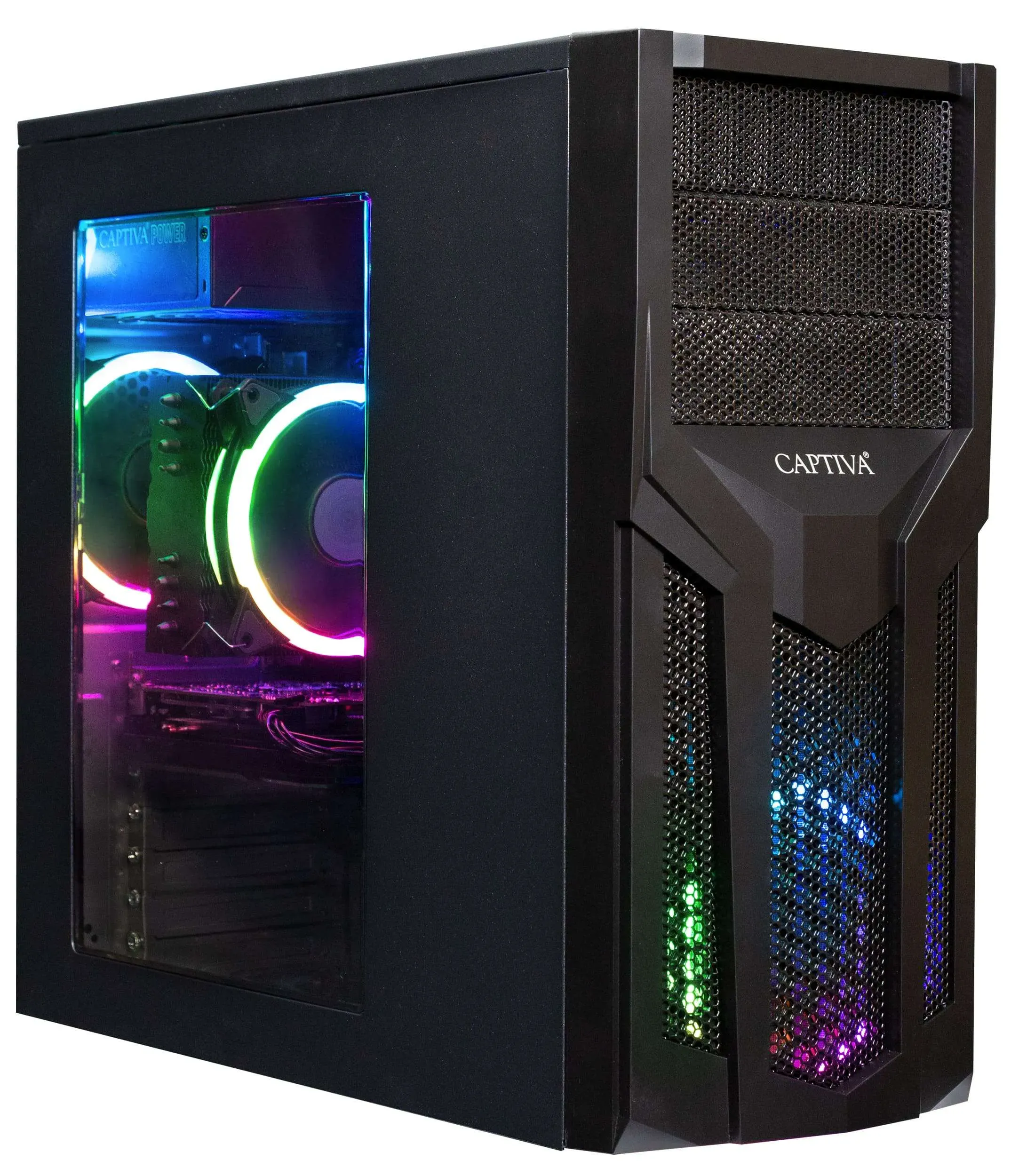 Captiva PC Advanced Gaming I80-411 (i3-14100F/GTX1650 4GB GDDR6/SSD 500GB/16GB/WLAN/w/o OS)