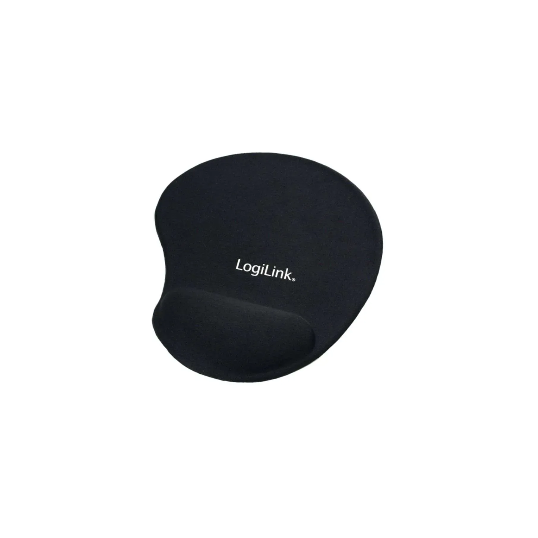 Mouse Pad LogiLink Mousepad mit Silikon Gel Handballenauflage, schwarz