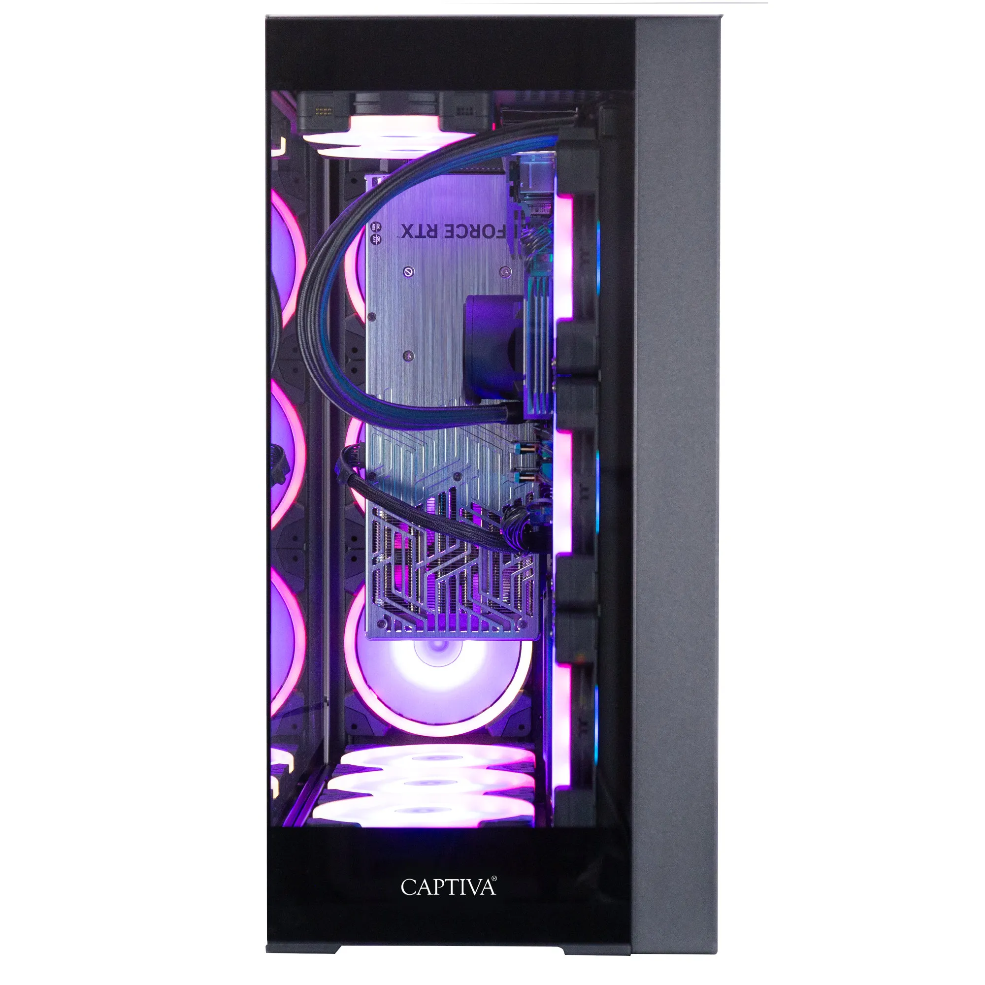 Captiva PC Highend Gaming I83-548 (i7-14700KF/RTX4070 Super 12GB GDDR6X/SSD 2TB/64GB/WLAN/w/o OS)