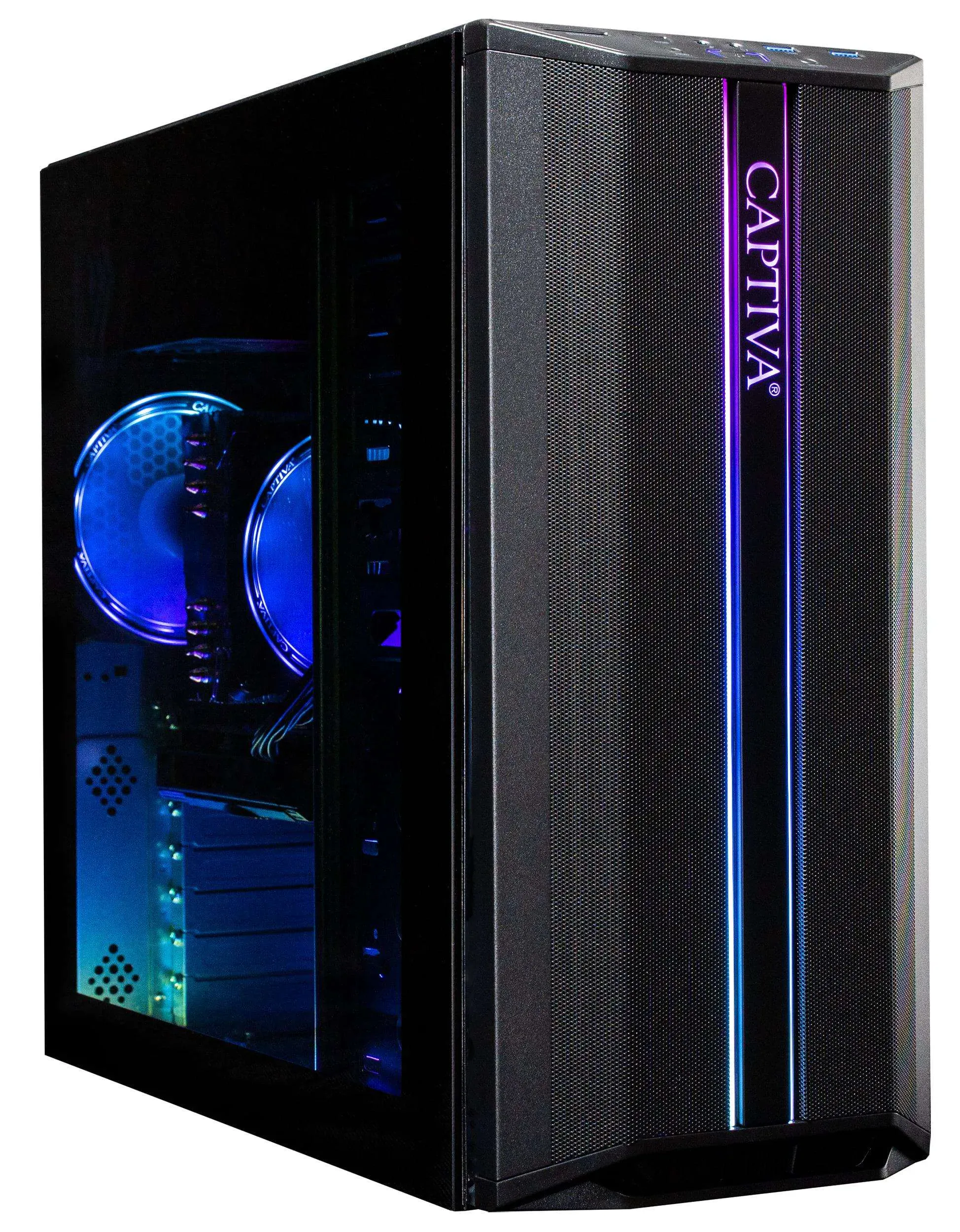 Captiva PC Highend Gaming R83-867 (Ryzen 5 7500F/RX7800 XT 16GB GDDR6/SSD 1TB/32GB/WLAN/Windows 11 Home 64-bit)