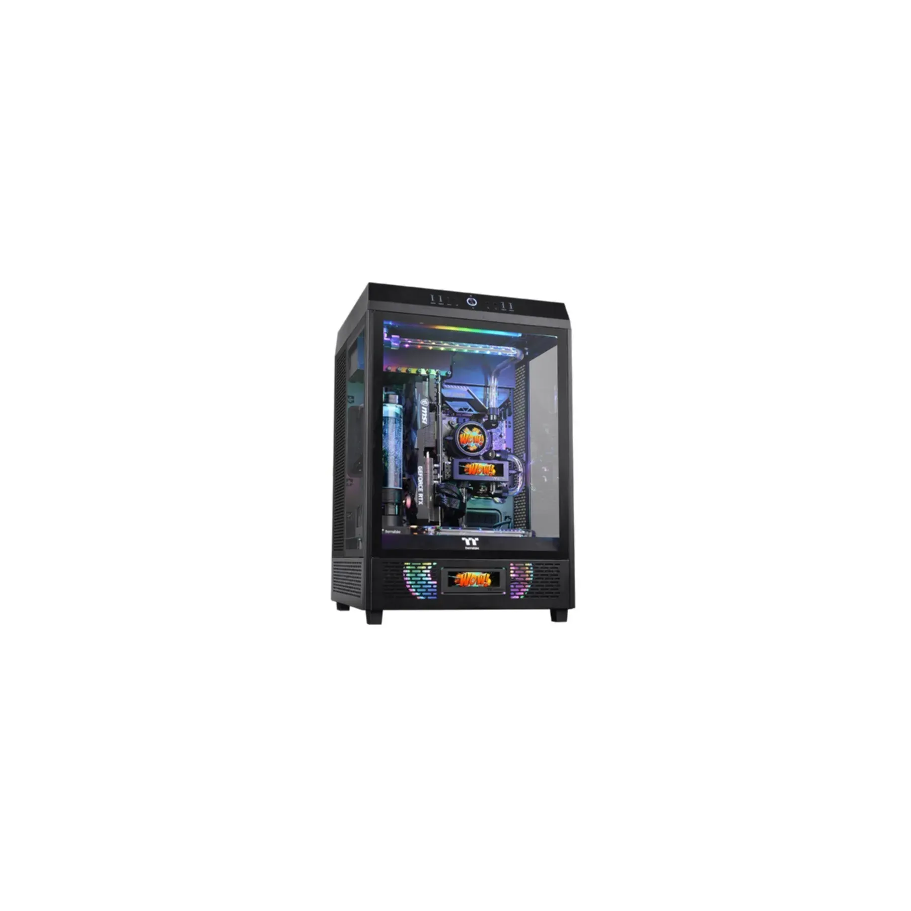 PC- Gehäusezubehör LCD Panel Kit Black für Thermaltake The Tower 500