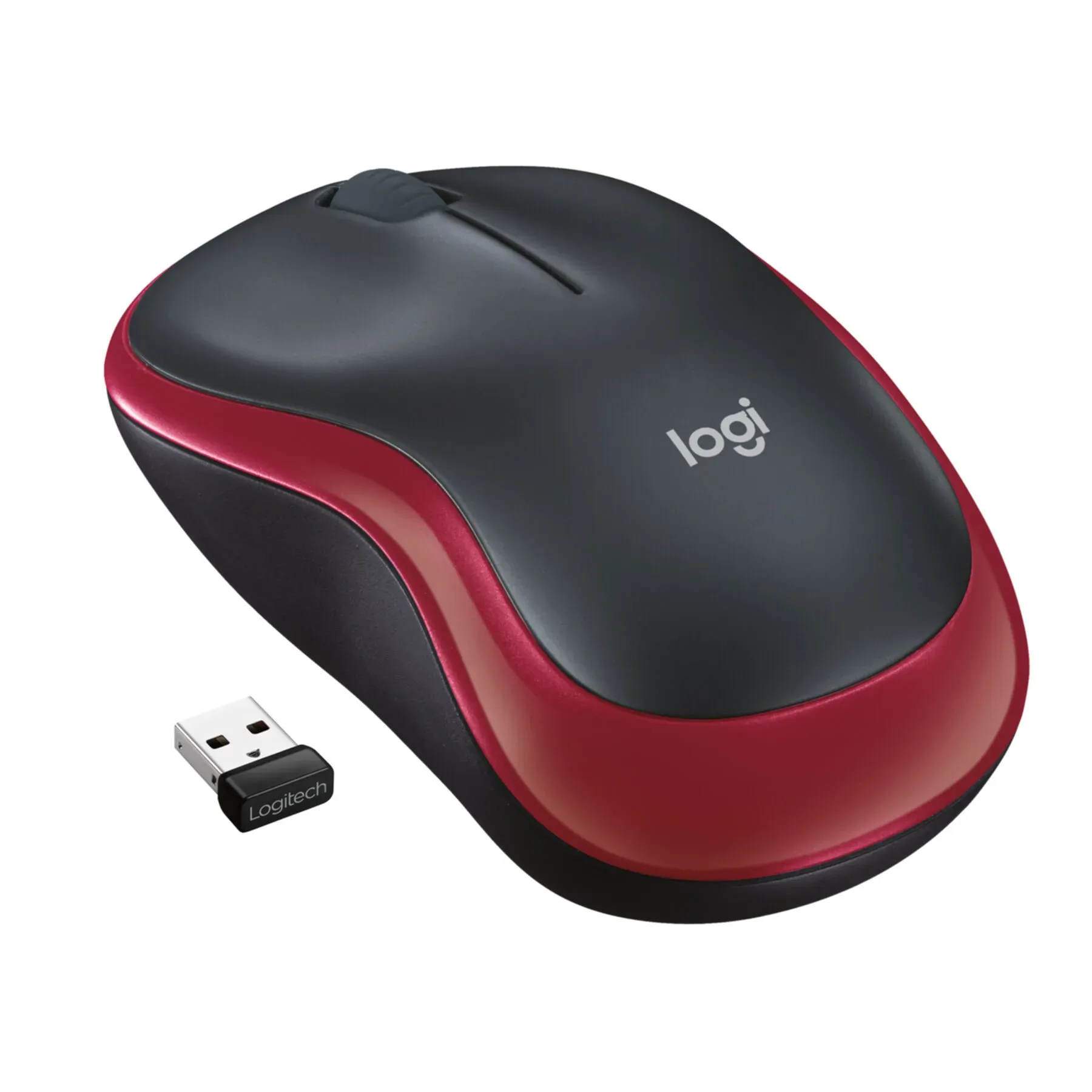 Mouse Logitech M185 Wireless red (910-002237) [B-Ware]