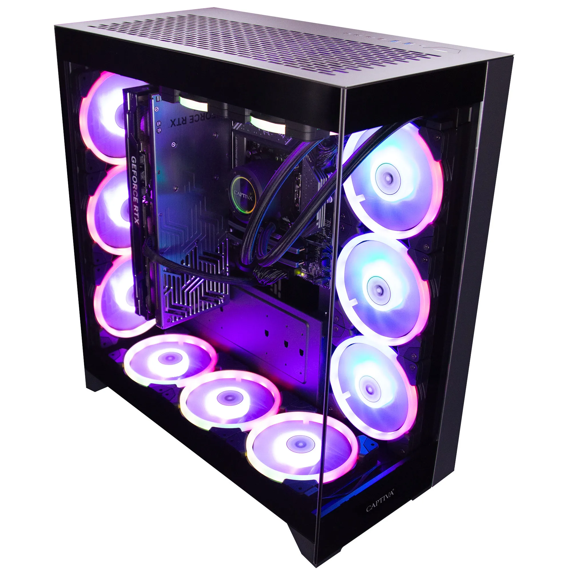 Captiva PC Highend Gaming I83-541 (i7-14700KF/RTX4070 Super 12GB GDDR6X/SSD 1TB/32GB/WLAN/w/o OS)