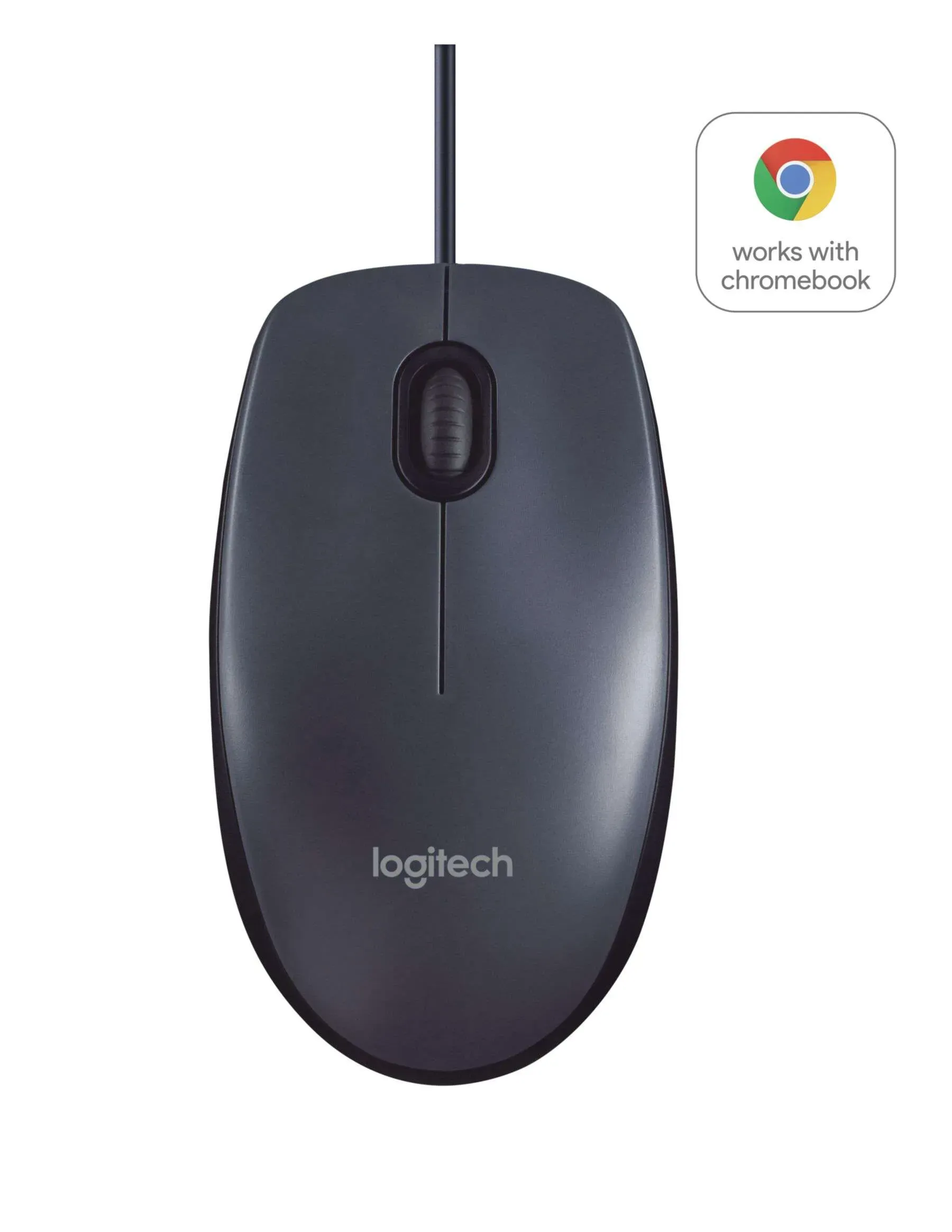 Mouse Logitech B100 Optical USB Mouse black