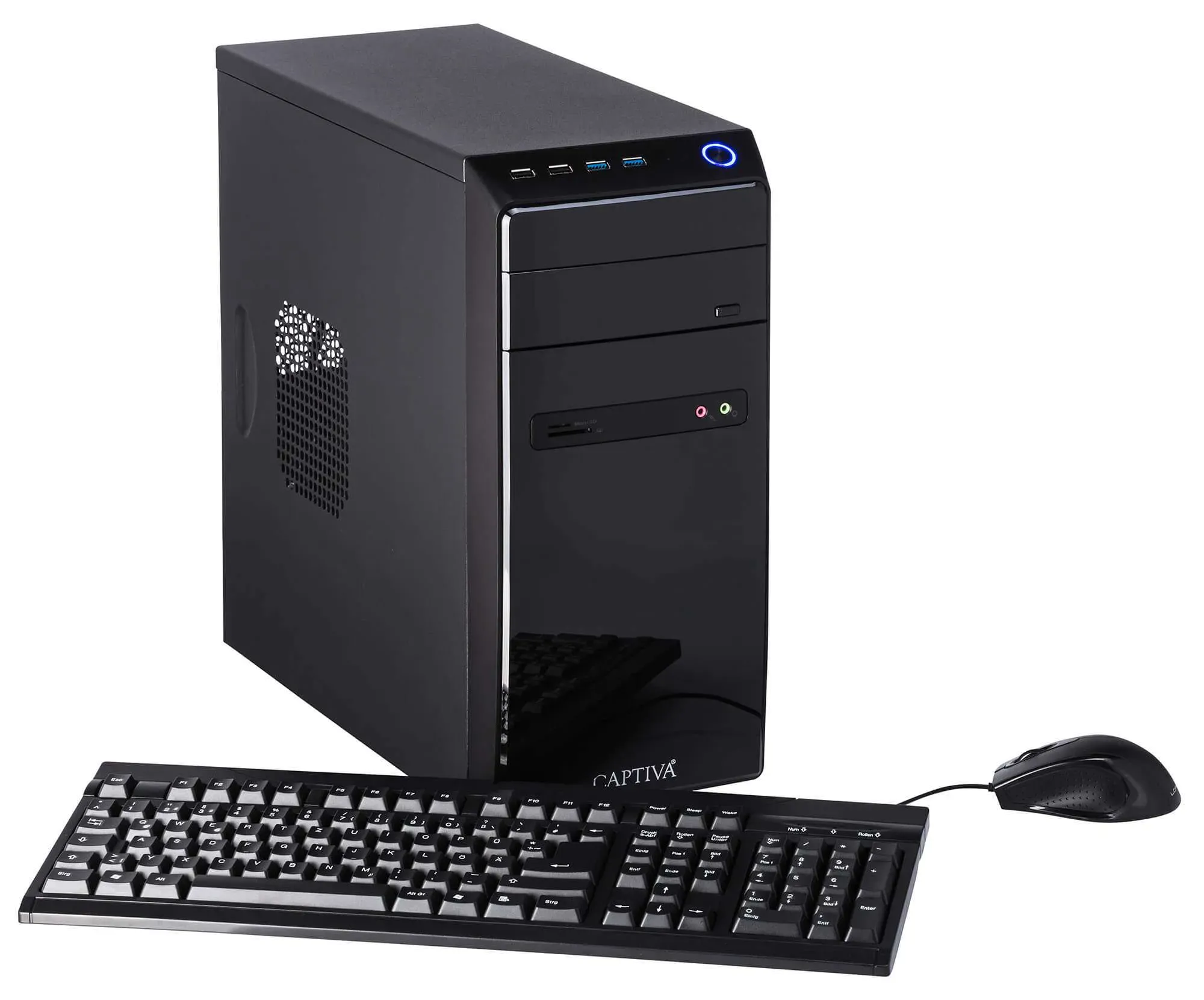 Captiva PC PC B5A 21V4 (Ryzen 5 5600G/SSD 1TB/16GB/DVD-RW/WLAN/Windows 11 Home 64-bit)