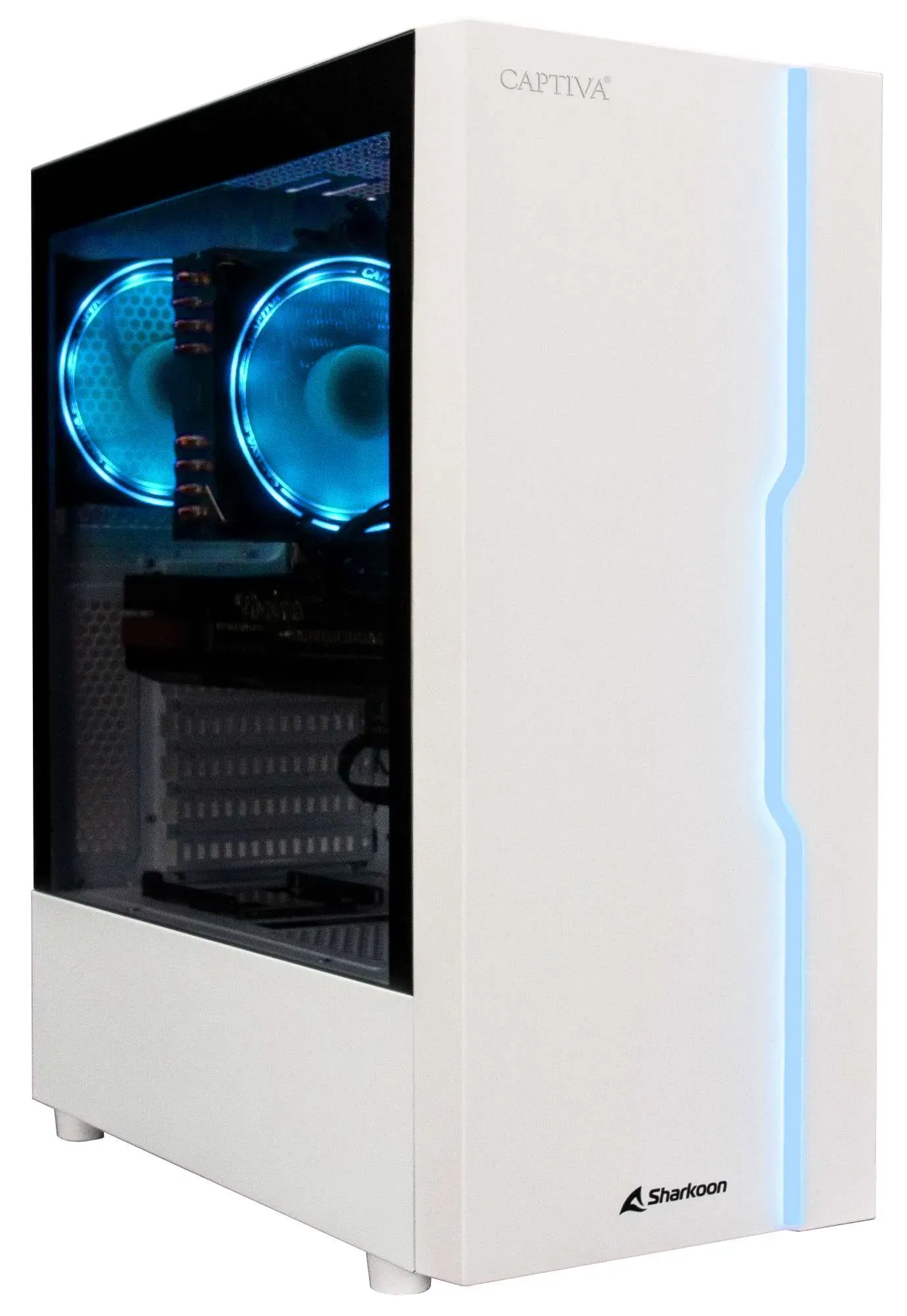 Captiva PC Advanced Gaming R81-152 (Ryzen 5 4500/RTX4060 8GB GDDR6/SSD 1TB/32GB/WLAN/Windows 11 Home 64-bit)