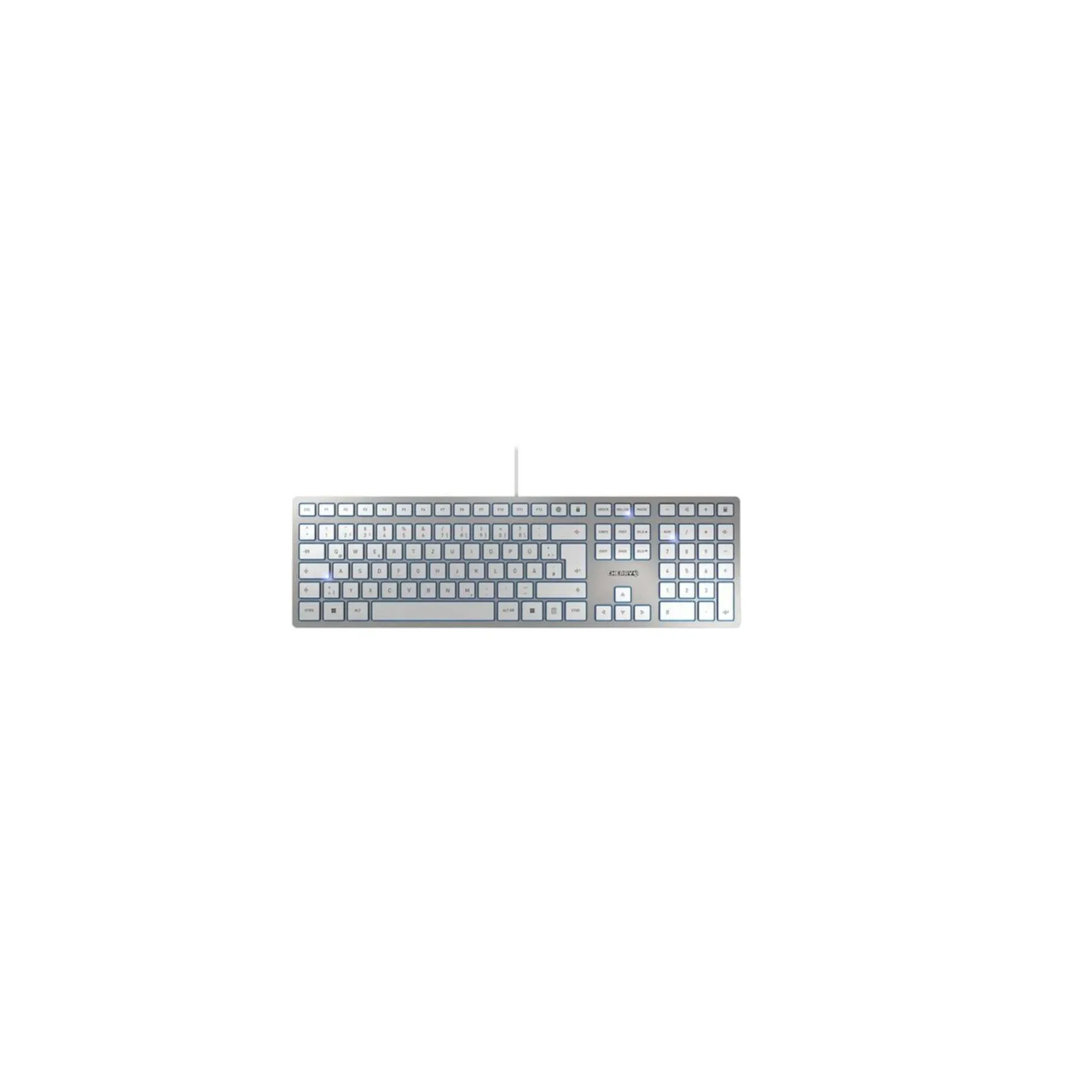 Keyboard Cherry KC 6000 slim silber (JK-1600DE-1) [B-Ware]