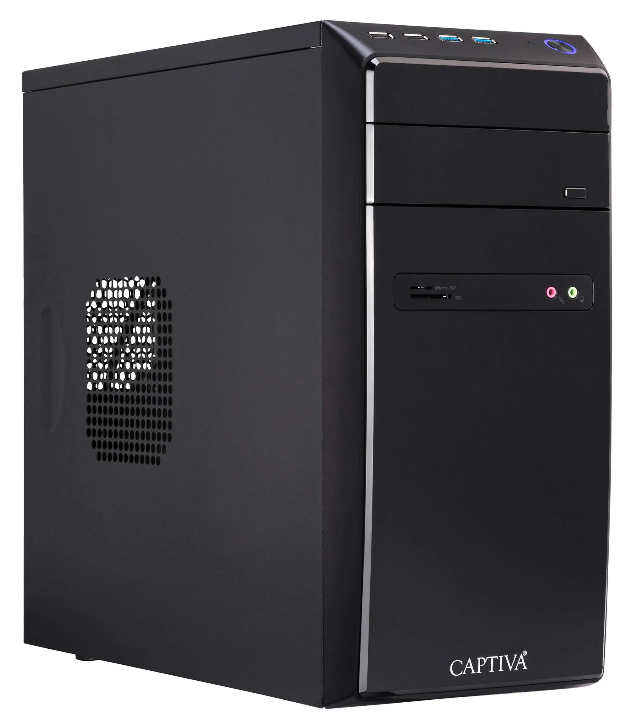 Captiva PC PC B5A 21V4 (Ryzen 5 5600G/SSD 1TB/16GB/DVD-RW/WLAN/Windows 11 Home 64-bit)