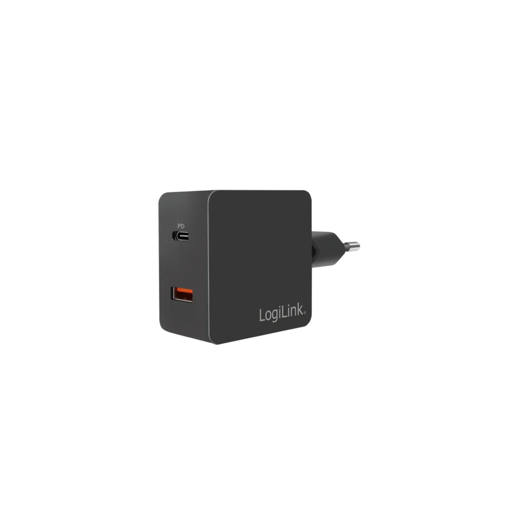 LogiLink Steckdosenadapter 1x USB 1x USB-C - PA0220