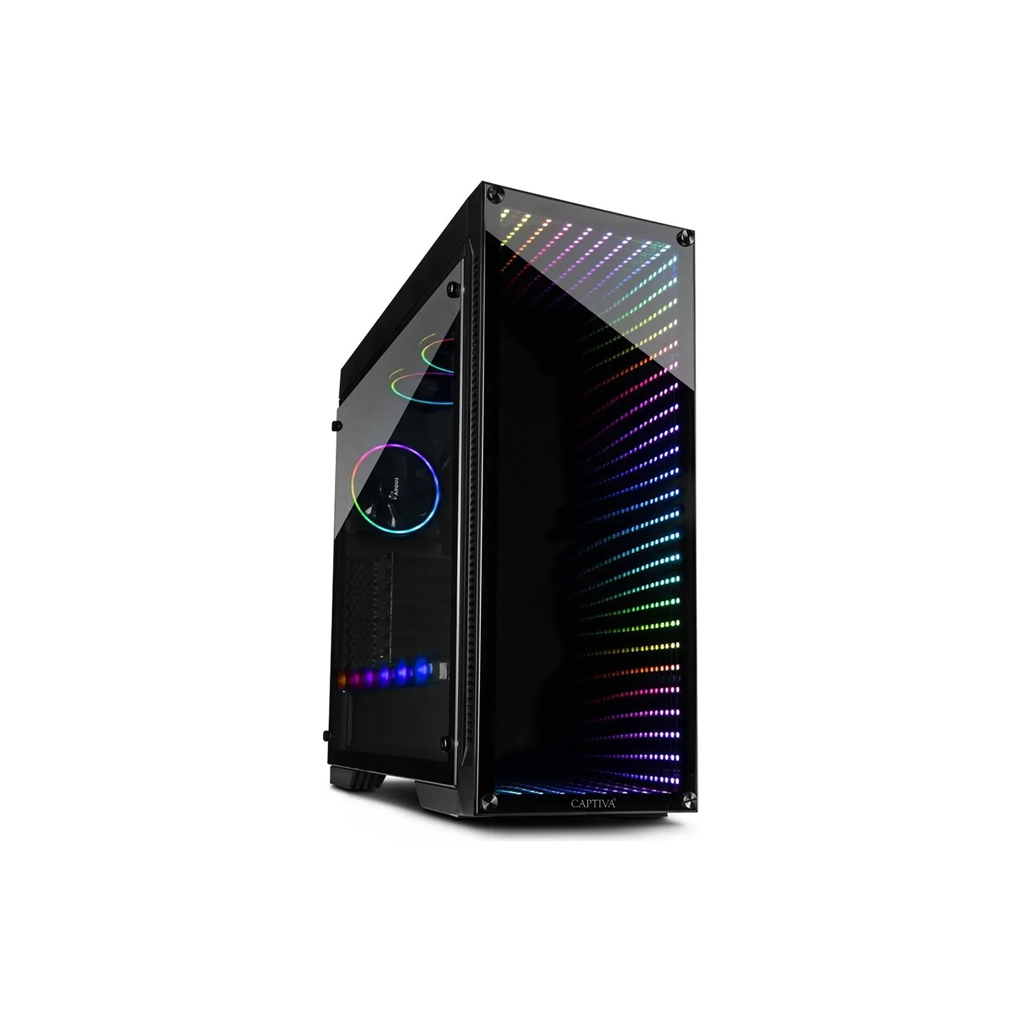 Captiva PC Highend Gaming R81-155 (Ryzen 7 5700X/RX7800 XT 16GB GDDR6/SSD 1TB/32GB/WLAN/Windows 11 Home 64-bit)