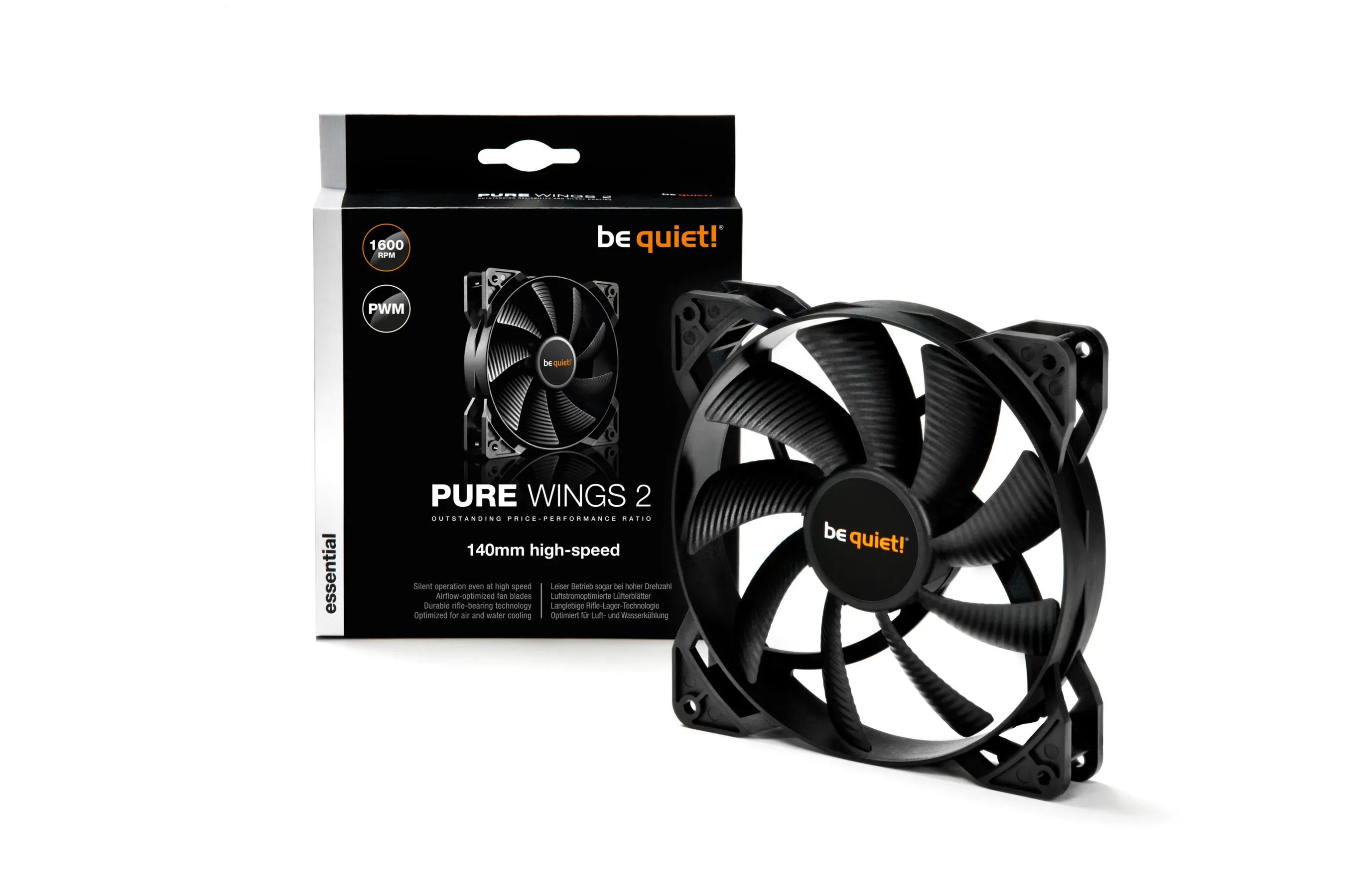 PC- Gehäuselüfter Be Quiet Pure Wings 2 140mm PWM High-Speed [B-Ware]