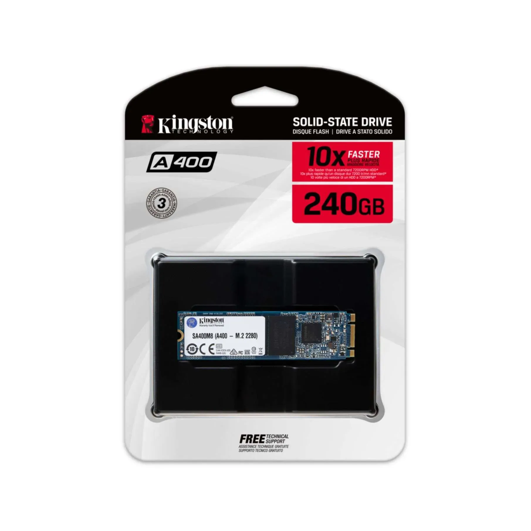 SSD Kingston M.2 A400 240GB Sata3 SA400M8/240