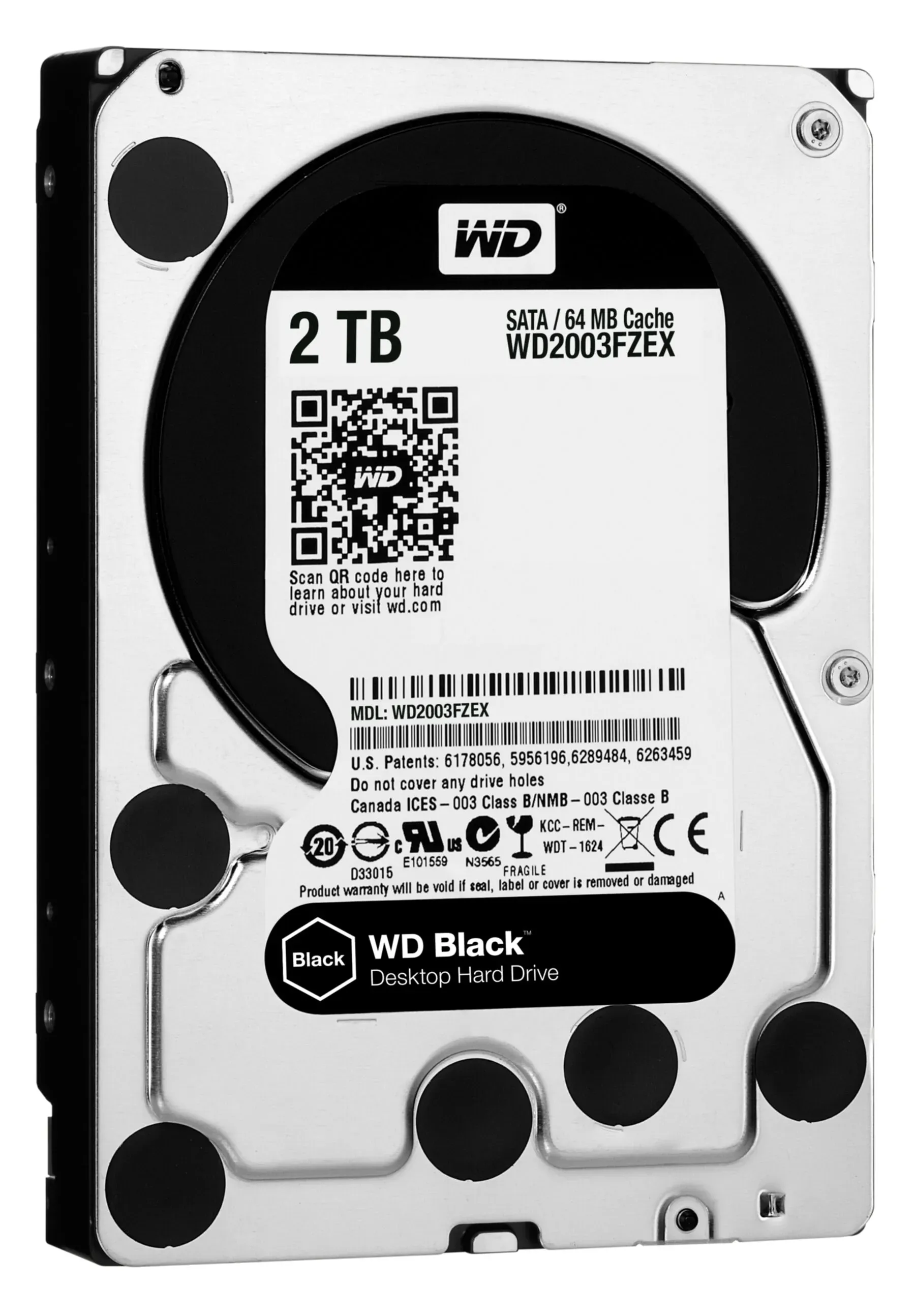 HDD WD Black WD2003FZEX 2TB/8,9/600/72 Sata III 64MB