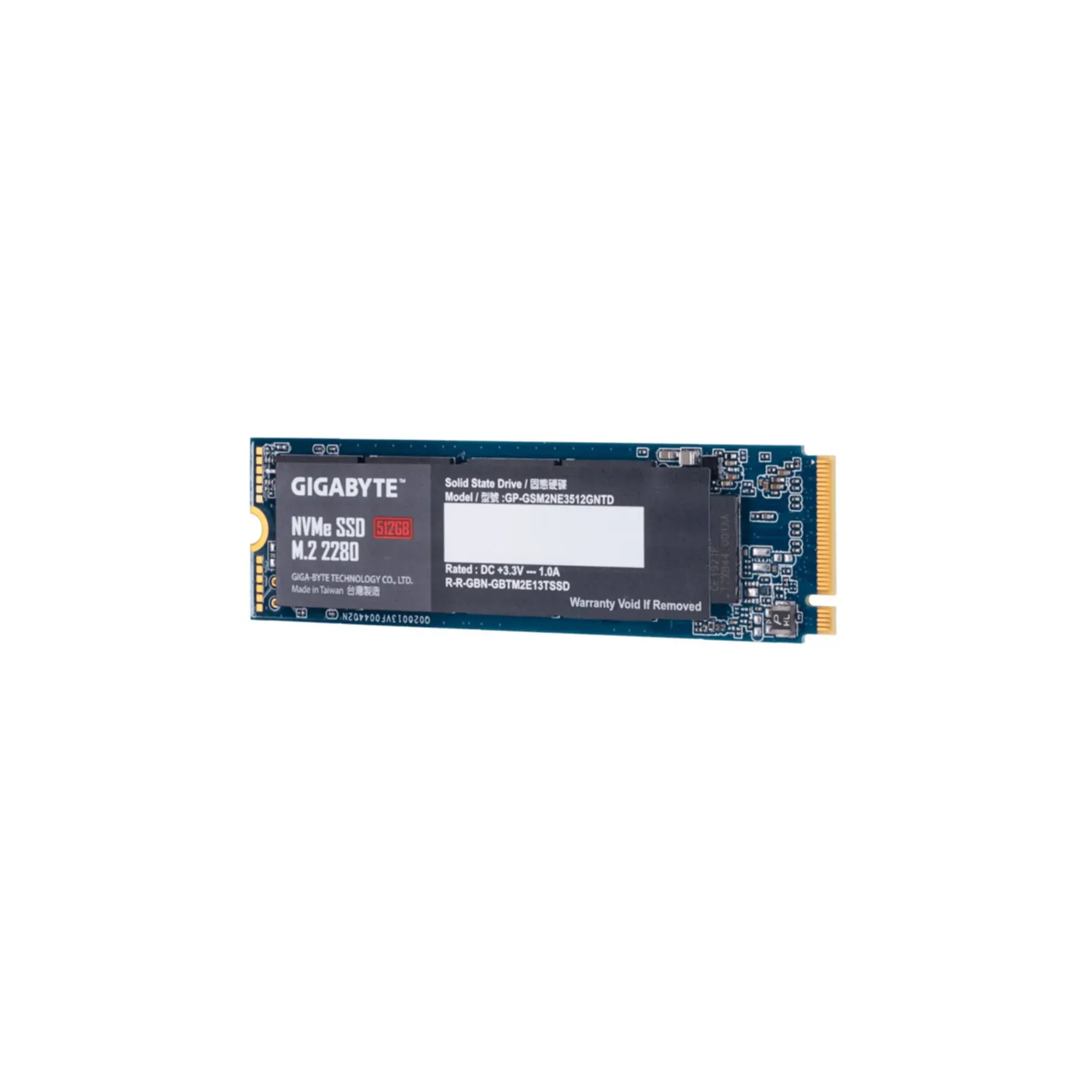 SSD GIGABYTE 512GB M.2 PCIe GP-GSM2NE3512GNTD