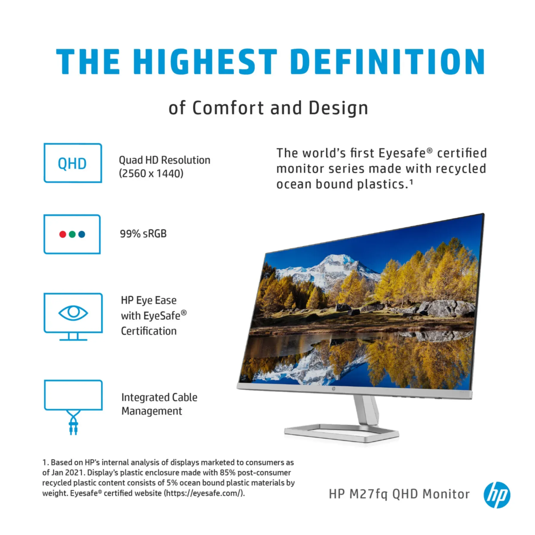 TFT HP M-Series M27fq 68,60cm (27")2xHDMI,DisplayPort