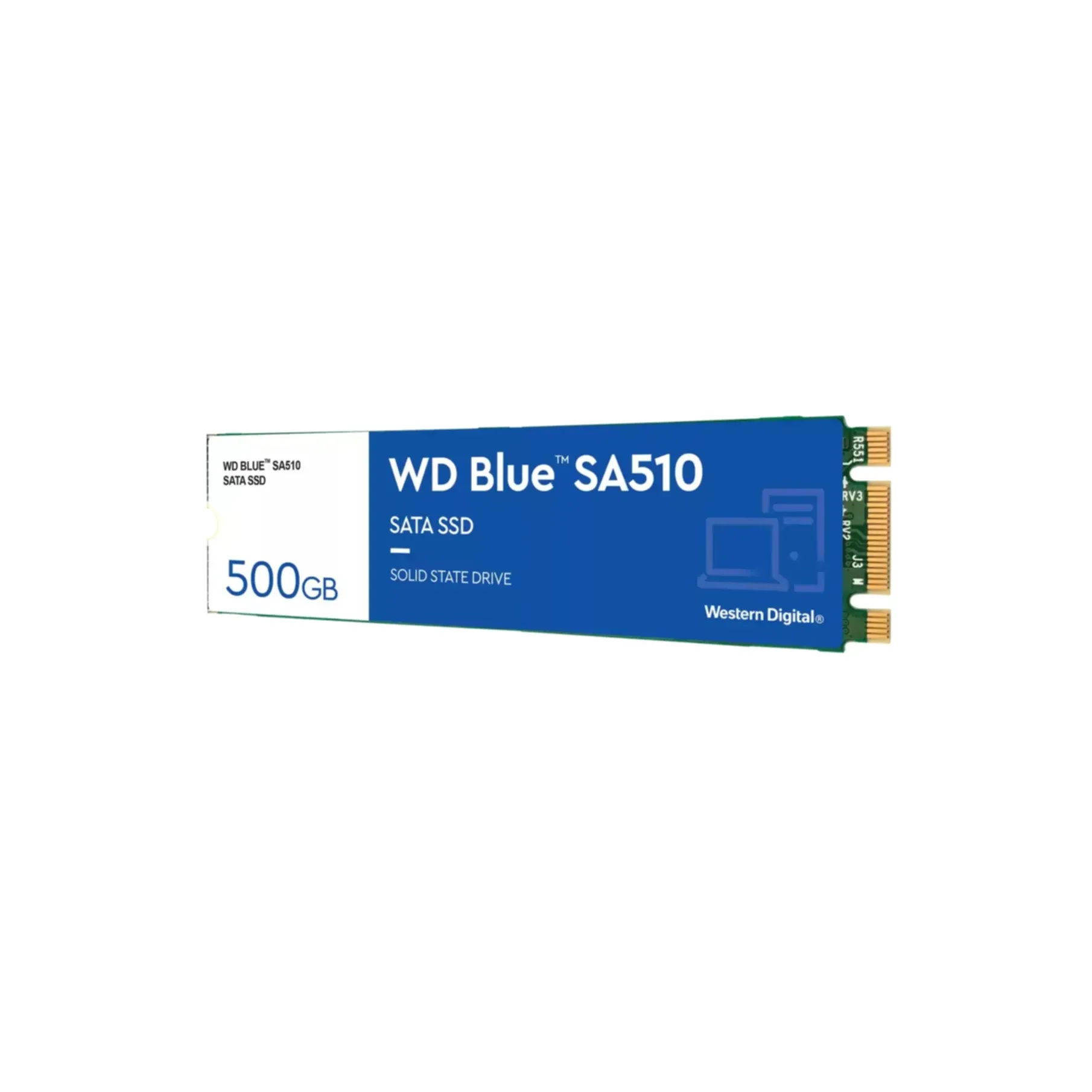 SSD WD Blue 500GB SA510 Sata3 M.2 WDS500G3B0B