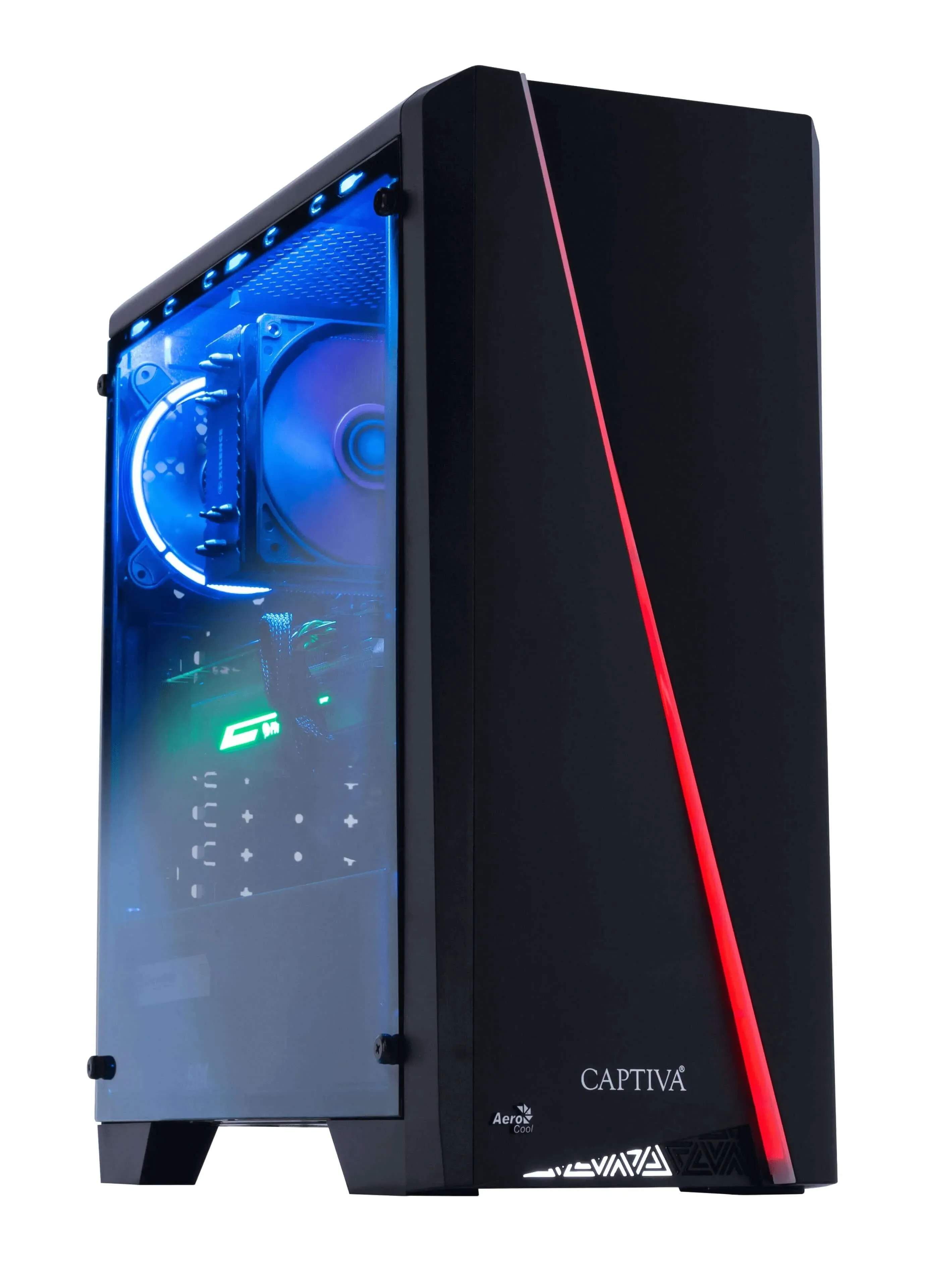 Captiva PC Advanced Gaming R82-534 (Ryzen 5 4500/GTX1650 4GB GDDR6/SSD 500GB/16GB/WLAN/Windows 11 Home 64-bit)