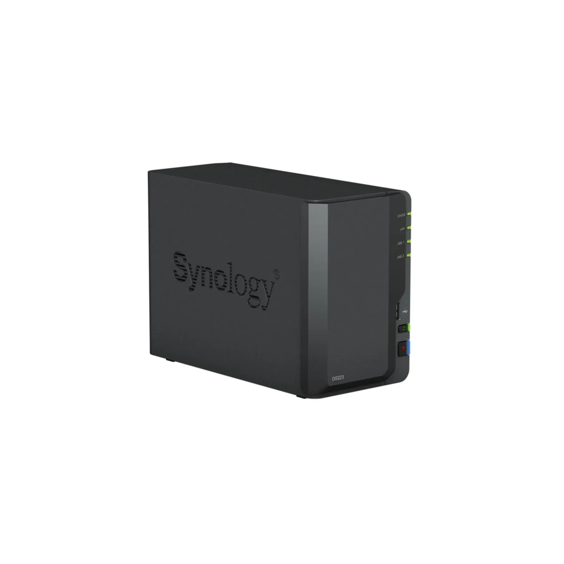 Captiva NAS Server S75-430 (Synology DS223 / 2GB RAM / 2-Bay 4TB mit 2x 2 TB WD Red Plus)