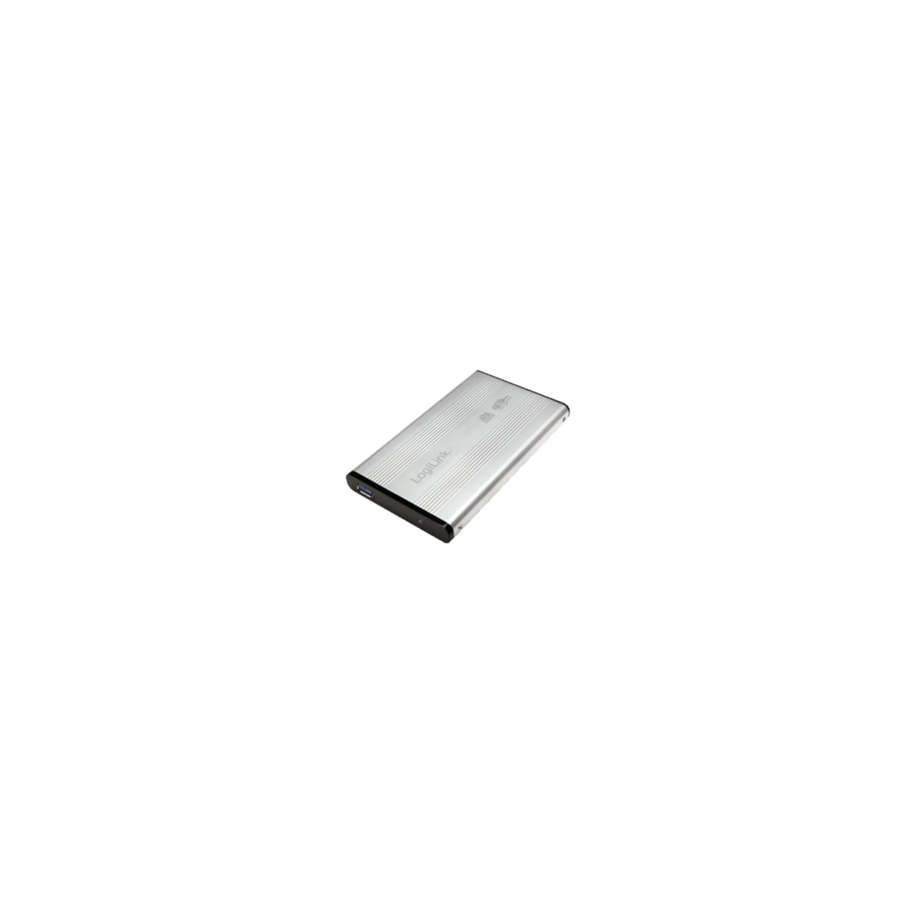 HDD Gehäuse Logilink Speichergehäuse 2,5" SATA Silber USB 3.0 UA0106A