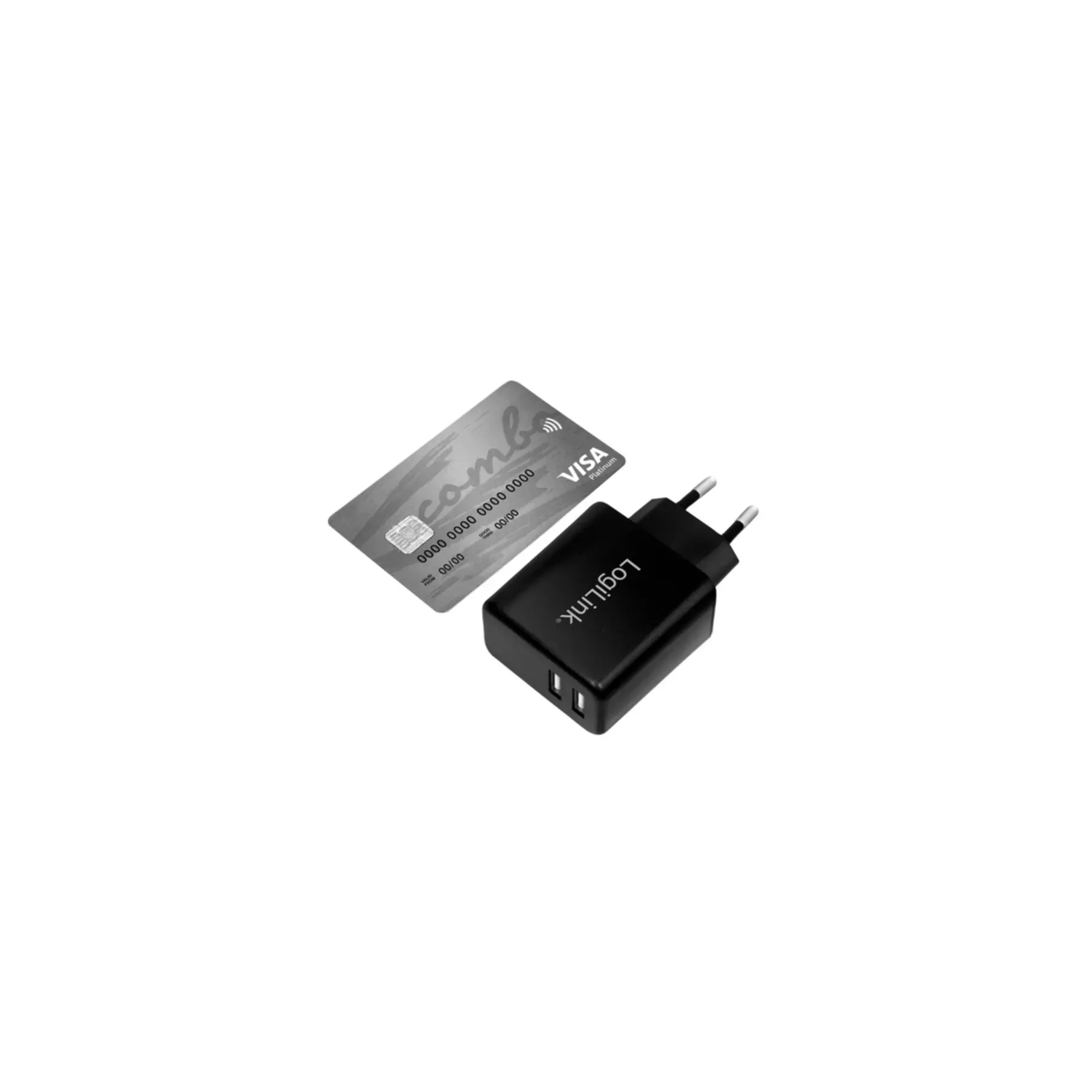 LogiLink Steckdosenadapter 2 x USB - PA0210