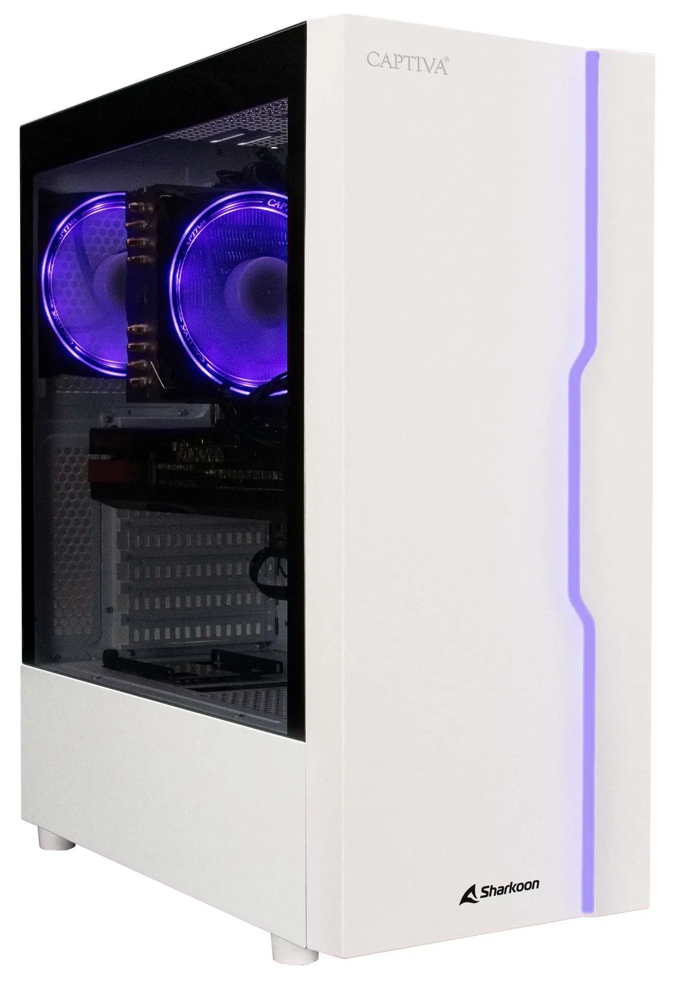 Captiva PC Highend Gaming R82-530 (Ryzen 7 5700X/RTX4070 Super 12GB GDDR6X/SSD 1TB/16GB/WLAN/Windows 11 Home 64-bit)