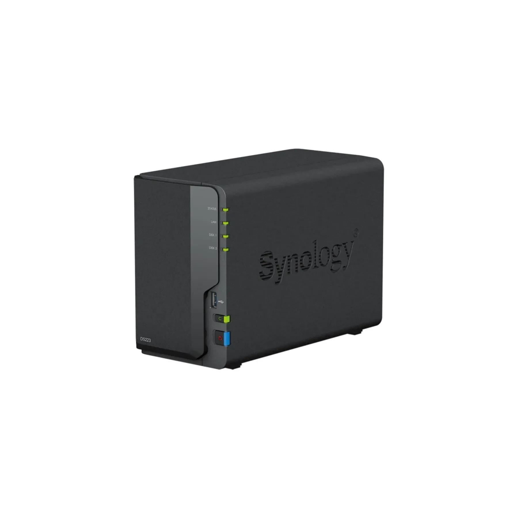 Captiva NAS Server S75-430 (Synology DS223 / 2GB RAM / 2-Bay 4TB mit 2x 2 TB WD Red Plus)