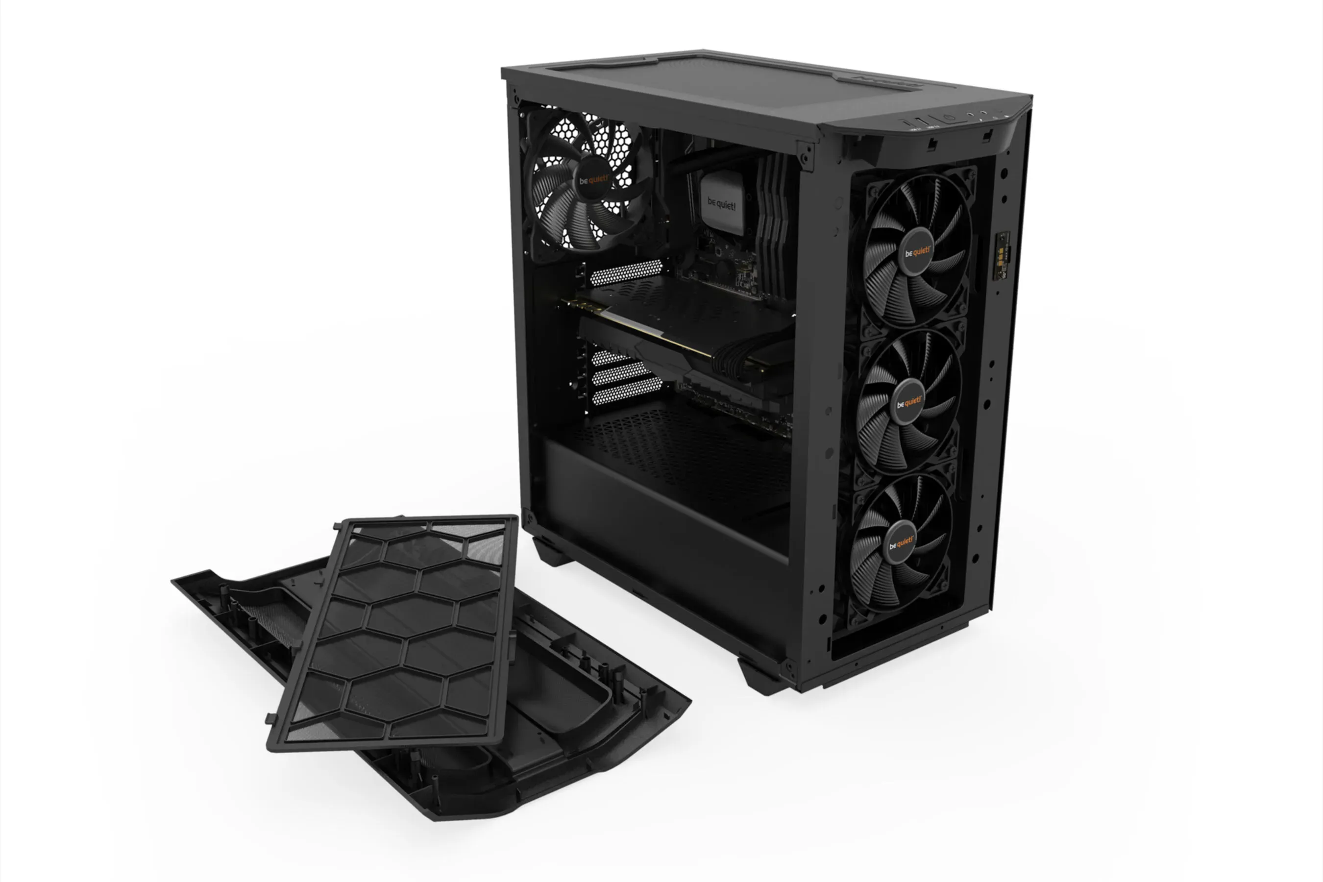 PC- Gehäuse BeQuiet Pure Base 500DX schwarz