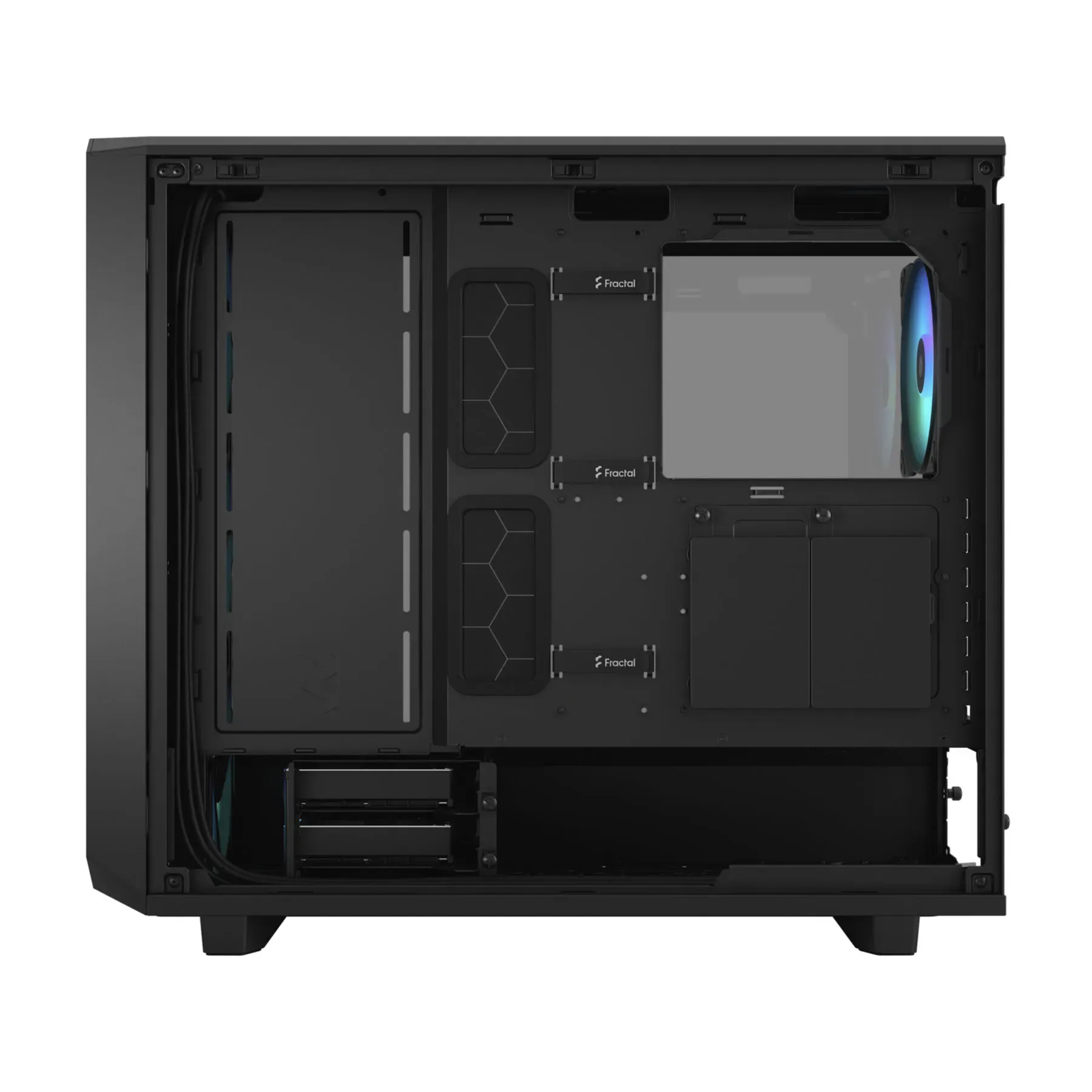 PC- Gehäuse Fractal Meshify 2 Lite RGB TG Tint - schwarz