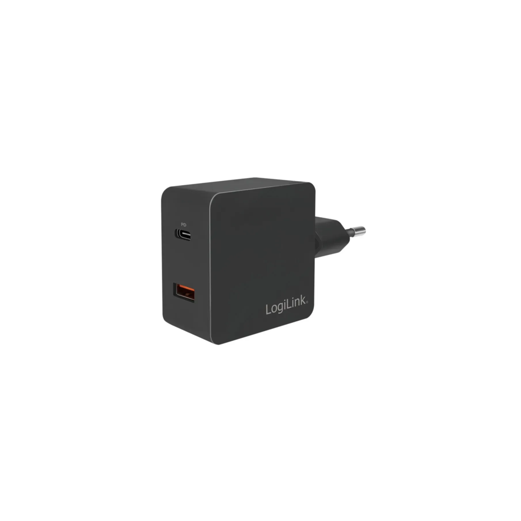 LogiLink Steckdosenadapter 1x USB 1x USB-C - PA0220