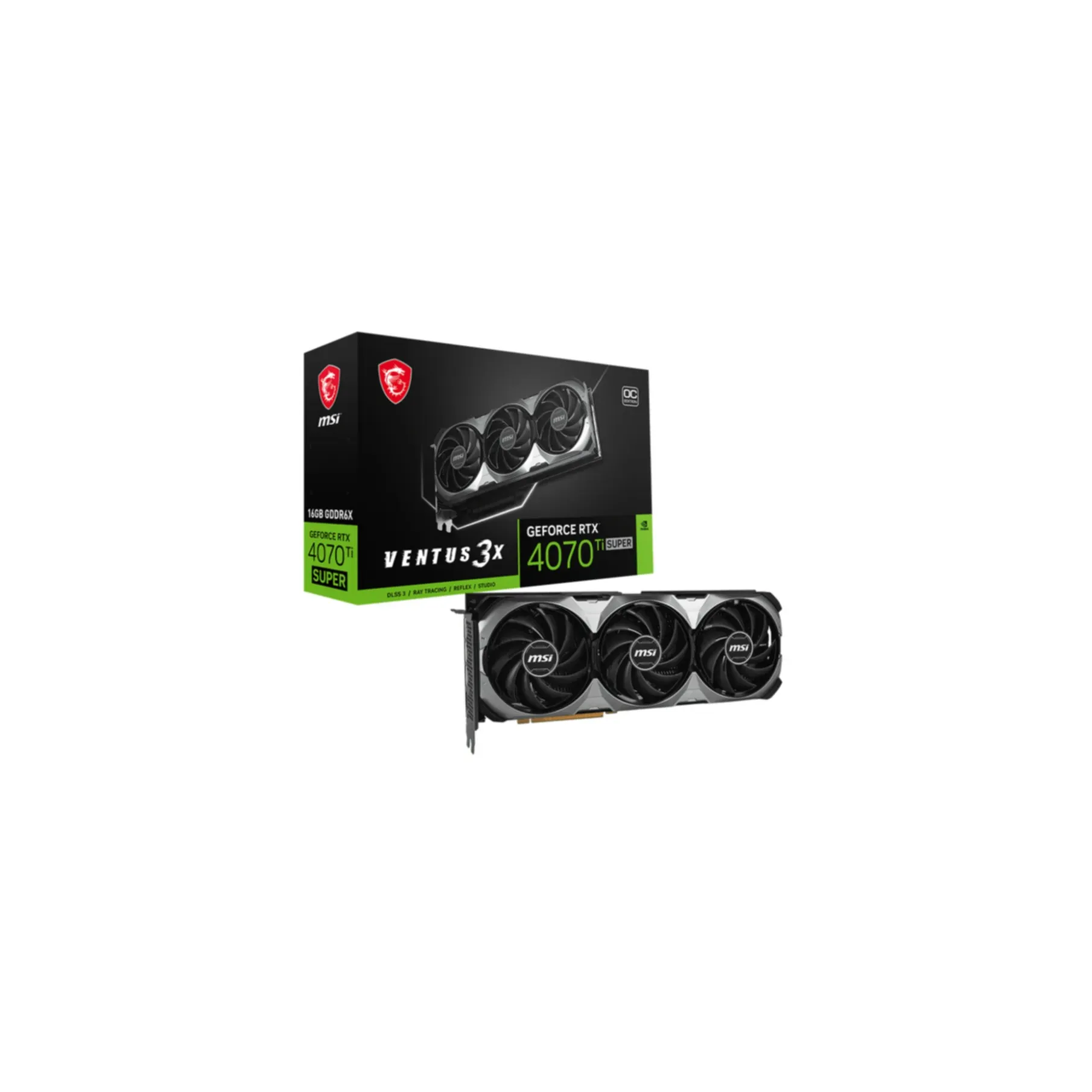 VGA MSI GeForce® RTX 4070 TI SUPER 16GB Ventus 3X OC