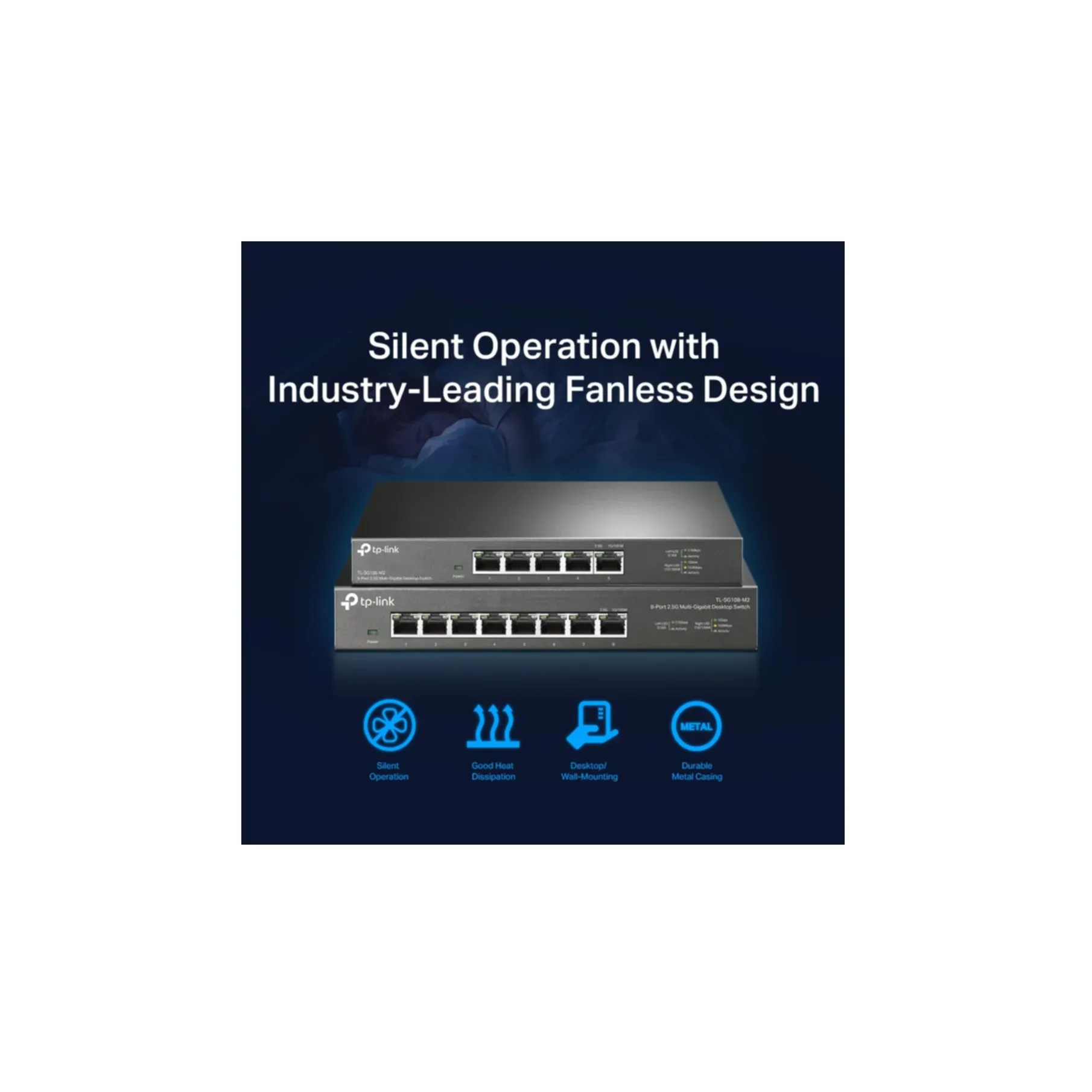 TP-Link Switch Desktop 5-port 100/1000/2,5G TL-SG105-M2