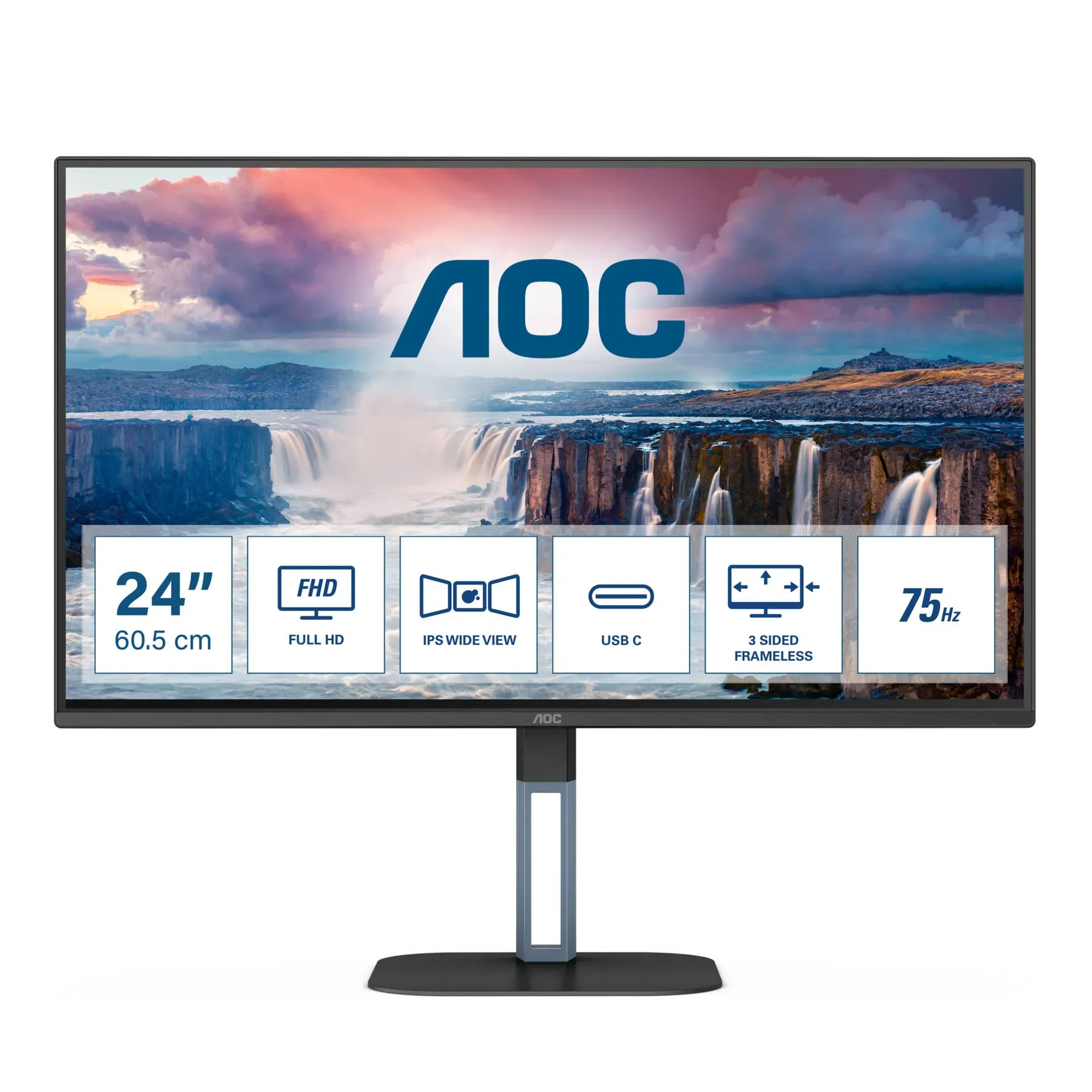 TFT AOC 24V5CE 61cm (24")LED,HDMI,USB-C,SP