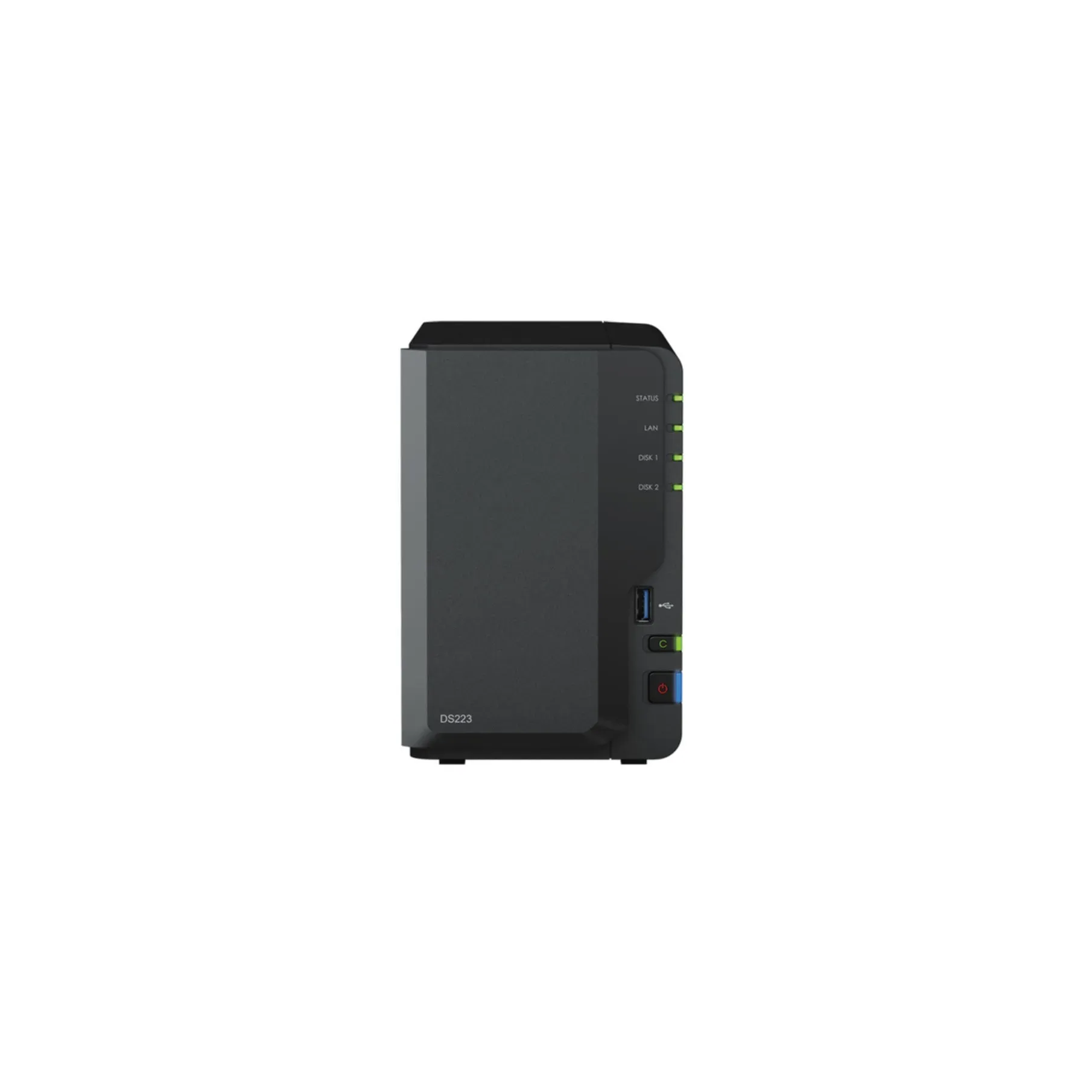 Captiva NAS Server S75-430 (Synology DS223 / 2GB RAM / 2-Bay 4TB mit 2x 2 TB WD Red Plus)