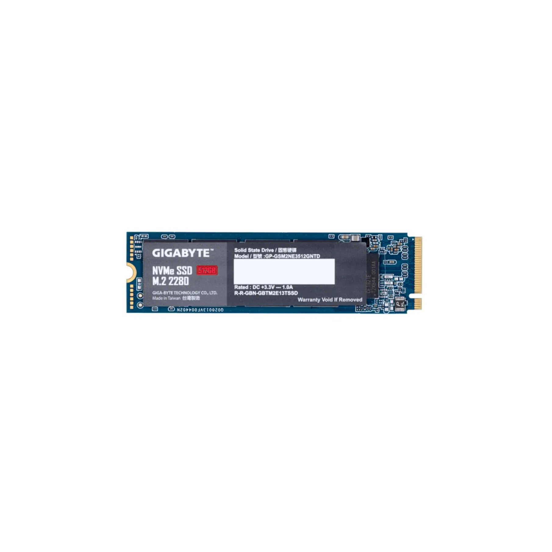 SSD GIGABYTE 512GB M.2 PCIe GP-GSM2NE3512GNTD