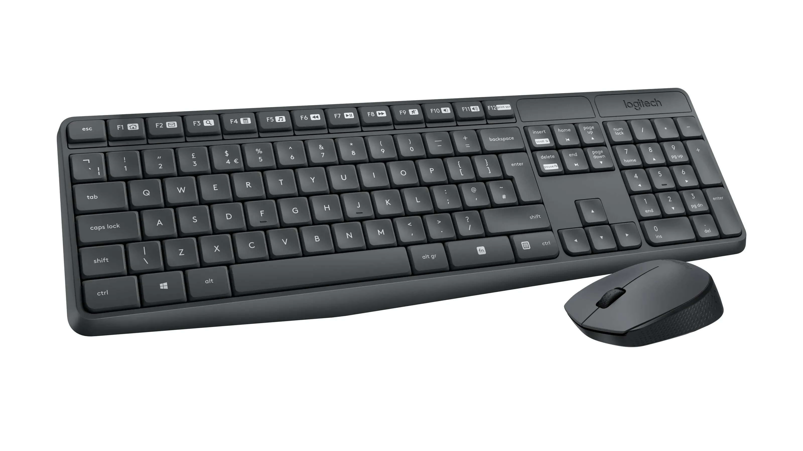 Keyboard & Mouse Logitech Wireless Combo MK235 (DE) (920-007905) [B-Ware]