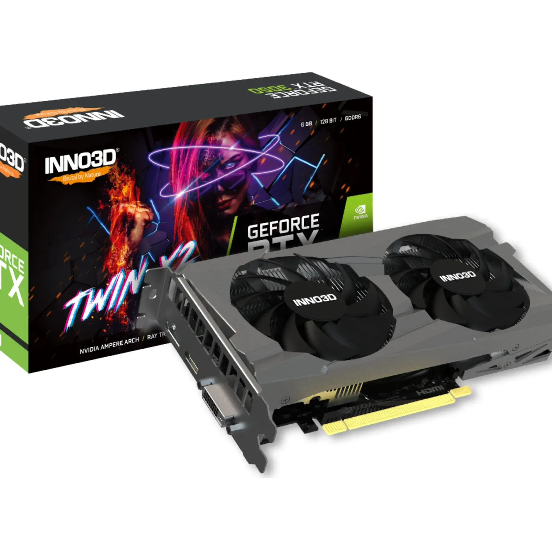 VGA Inno3D GeForce® RTX 3050 6GB Twin X2