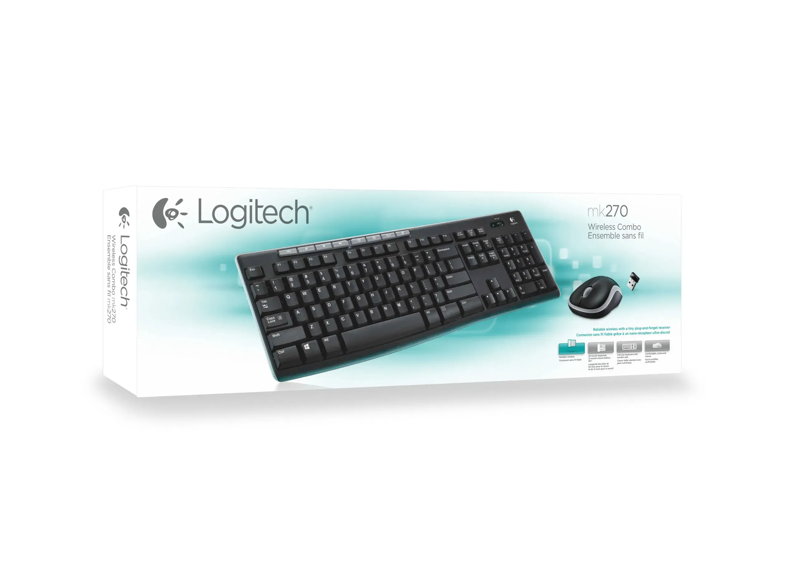 Keyboard & Mouse Logitech Wireless Combo MK270 [B-Ware]